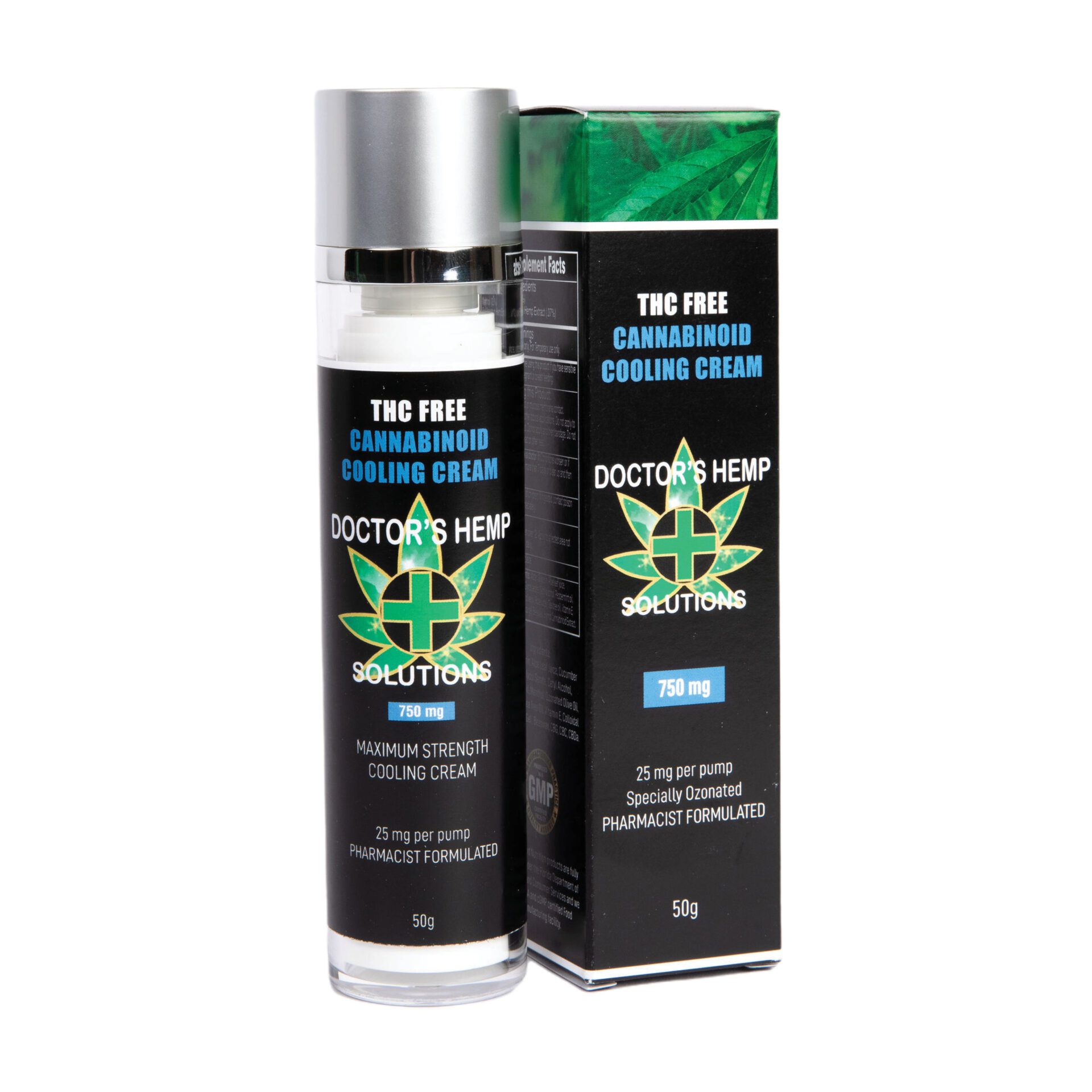 THC Free Cannabinoid Cooling Cream - 750mg - Peachtree Orthopedics